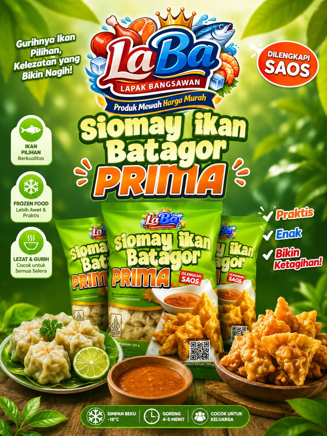 Batagor Ikan 250 gram 